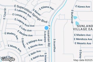 Map image of the property - 2345 S Ananea