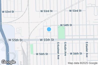 Map image of the property - 5428 S Kenneth Ave