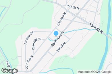 Map image of the property - 1208 26th Ave