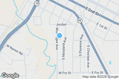 Map image of the property - 532 S Muskogee Ave