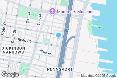 Map image of the property - 1317 S Howard St