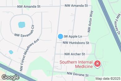 Map image of the property - 3875 NW Huntsboro St