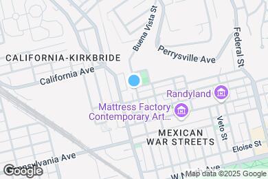 Map image of the property - 1619 Buena Vista St