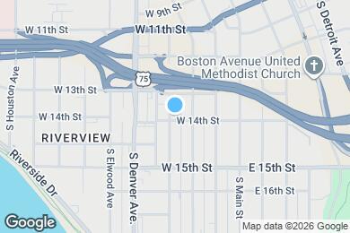 Map image of the property - 221 W 14th St