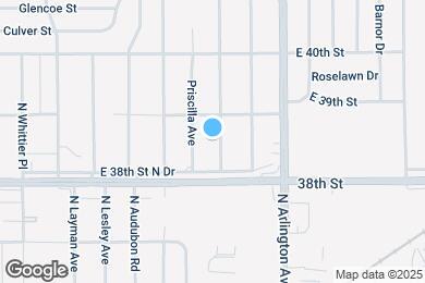Map image of the property - 3 Bedroom Home located on Indy's eastside