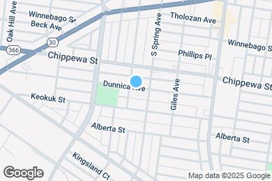 Map image of the property - 3764 Dunnica Ave