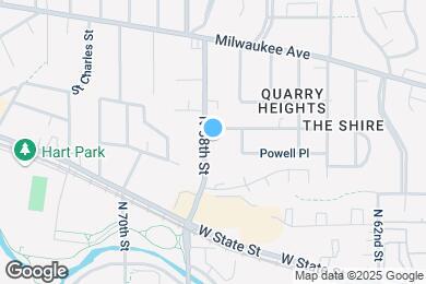 Map image of the property - 1316 N 68th St