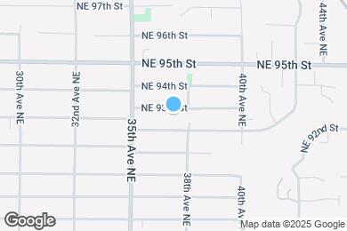 Map image of the property - 3543 NE 93rd St