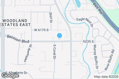 Map image of the property - 1380 W 6235 S