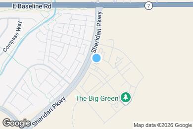 Map image of the property - 1789 W 166th Ln
