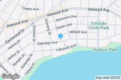 Map image of the property - 2302 Oakridge Ave