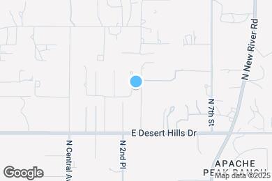 Map image of the property - 39609 N 2nd Way