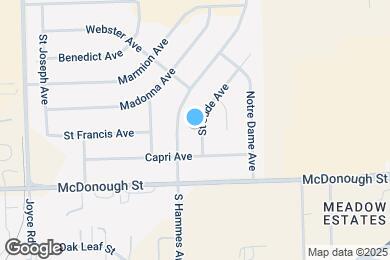 Map image of the property - 301 Saint Jude Ave