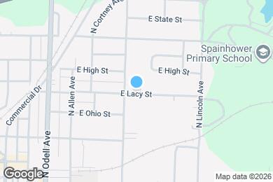 Map image of the property - 523 E Lacy St