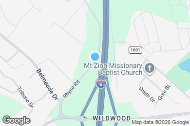 Map image of the property - 1119 Rhyne Rd