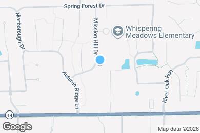 Map image of the property - 621 Mission Hill Dr