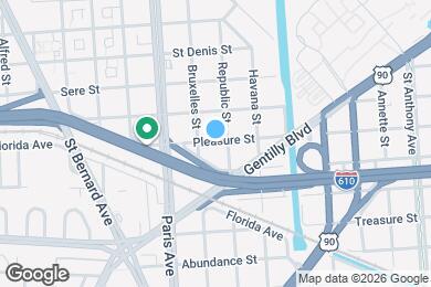 Map image of the property - 1656 Pleasure St