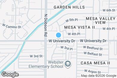 Map image of the property - 410 N Ironwood