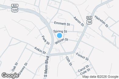 Map image of the property - 715 Carter St