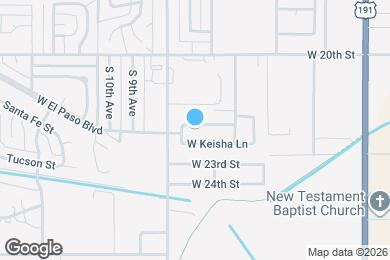 Map image of the property - 715 W Burrell Ln