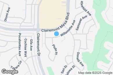 Map image of the property - 4021 Willamette Ave