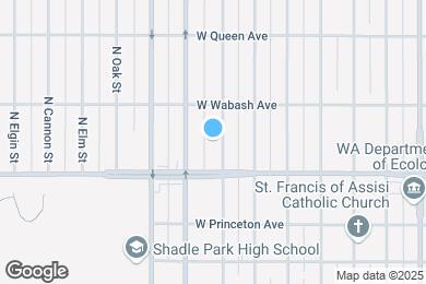 Map image of the property - 4727 N Walnut St