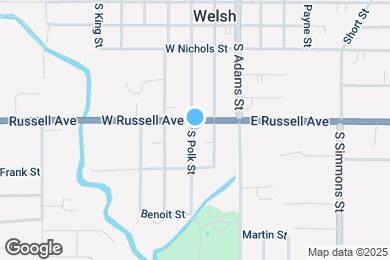 Map image of the property - 620 S Polk St