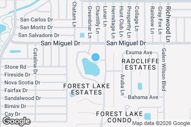 Map image of the property - 7409 Lake Forest Cir