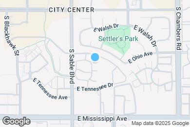 Map image of the property - 932 S Dearborn Way