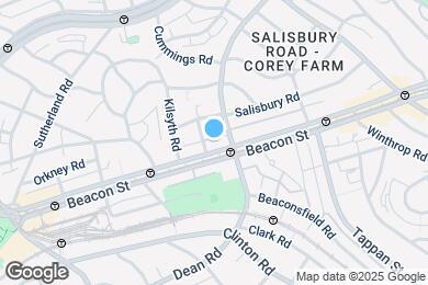 Map image of the property - 1786 Beacon St