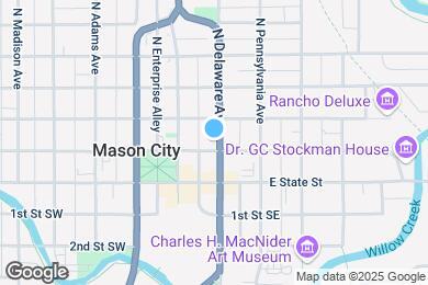 Map image of the property - Delaware Ave