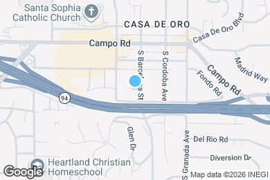 Map image of the property - 3620 S Barcelona St