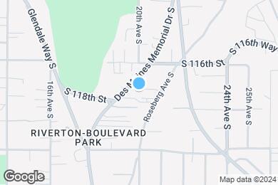 Map image of the property - LARC at Burien (Senior Housing 55+)