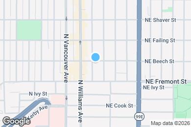 Map image of the property - 3634 NE Cleveland Ave