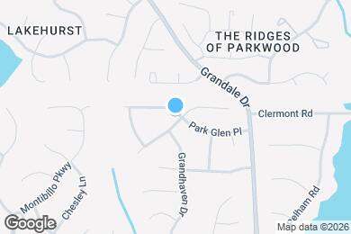 Map image of the property - 1105 Goldenview Ct