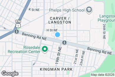 Map image of the property - 1812 Benning Rd NE