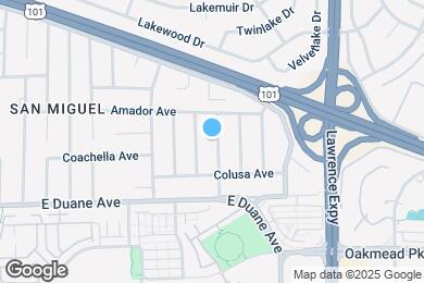 Map image of the property - 725 San Simeon St
