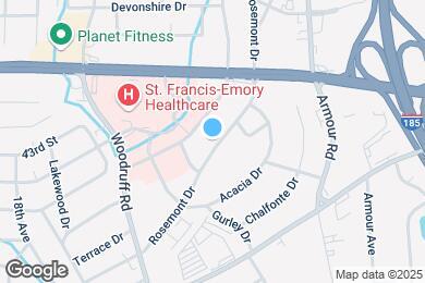 Map image of the property - 4217 Rosemont Dr