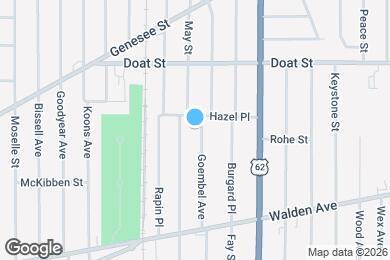 Map image of the property - 112 Goembel Ave