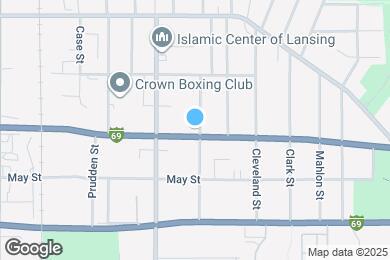 Map image of the property - 1037 E Oakland Ave