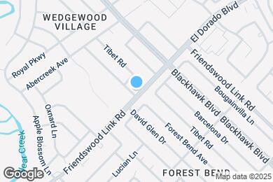 Map image of the property - 16515 Forest Bend Ave