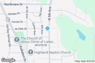 Map image of the property - 2828 N 5th Ave