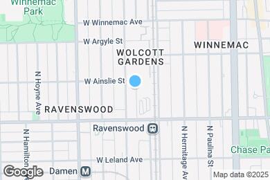 Map image of the property - 4845 N Wolcott Ave