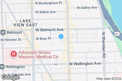 Map image of the property - 623 W Briar Pl