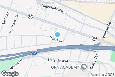 Map image of the property - 1260 Park Ave