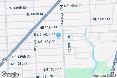 Map image of the property - 1575 NE 141st St