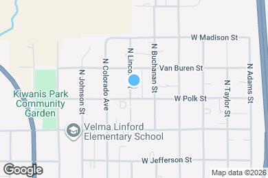 Map image of the property - 261 N Lincoln St