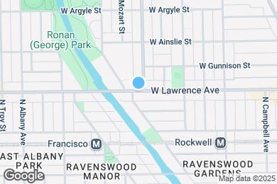 Map image of the property - 2807 W Lawrence Ave