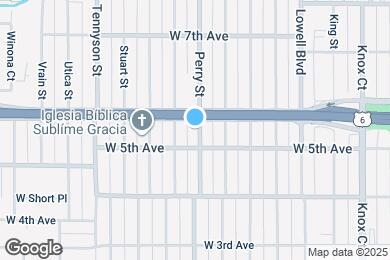 Map image of the property - 525 Perry St