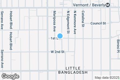 Map image of the property - 3900 1st St